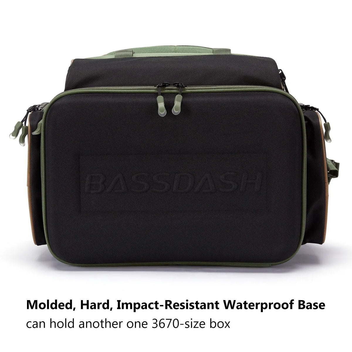 Multifunctional Fishing Tackle Backpack Lightweight Tactical Soft Tackle Box with Protective Rain Cover