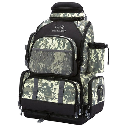Multifunctional Fishing Tackle Backpack Lightweight Tactical Soft Tackle Box with Protective Rain Cover