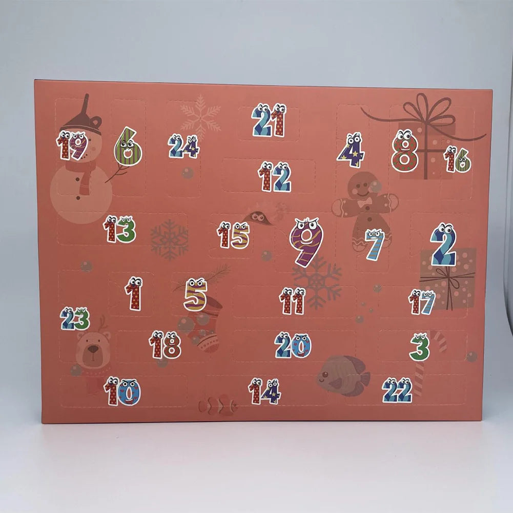 Christmas Fishing Tackle Gift Box 24 Days of Christmas Countdown Calendar Advent Calendar Fishing Bait for Fisher Adult Men Boys