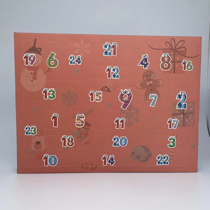 Christmas Fishing Tackle Gift Box 24 Days of Christmas Countdown Calendar Advent Calendar Fishing Bait for Fisher Adult Men Boys